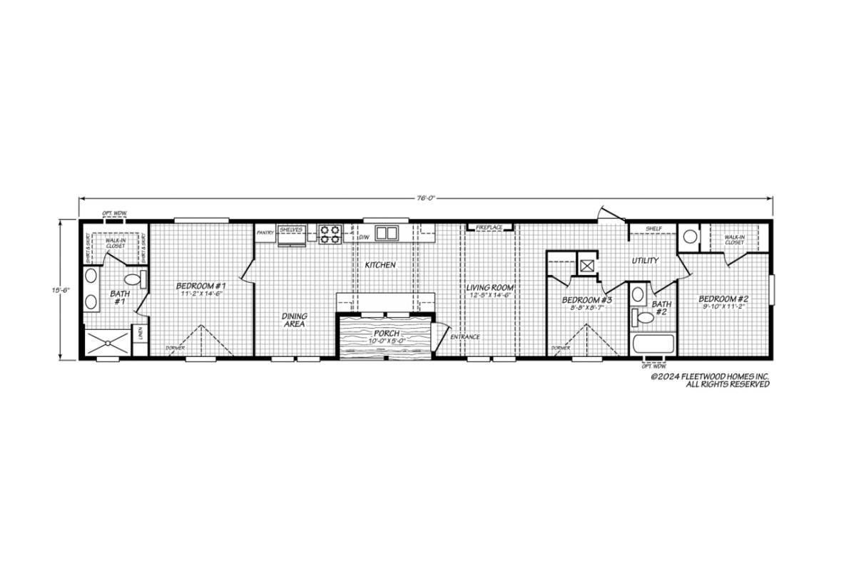 Edge Twin Peaks 16763P from Carolina Direct Homes